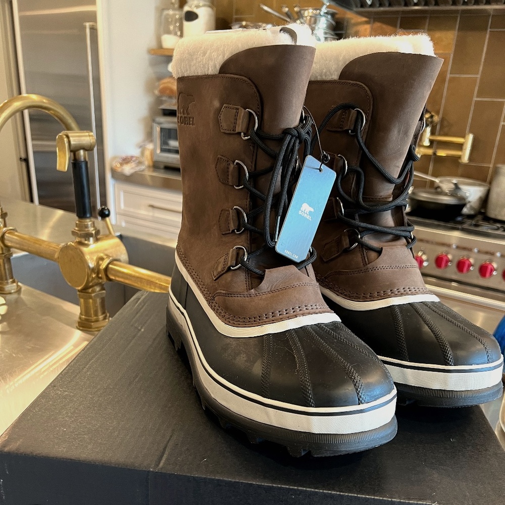 Sorel Men's Caribou Insulated Boots-New with Tags- Size 14